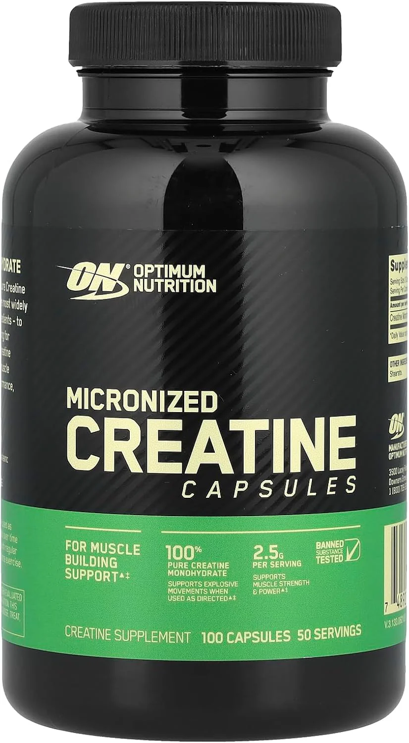 Optimum Nutrition Micronized Creatine Monohydrate Capsules