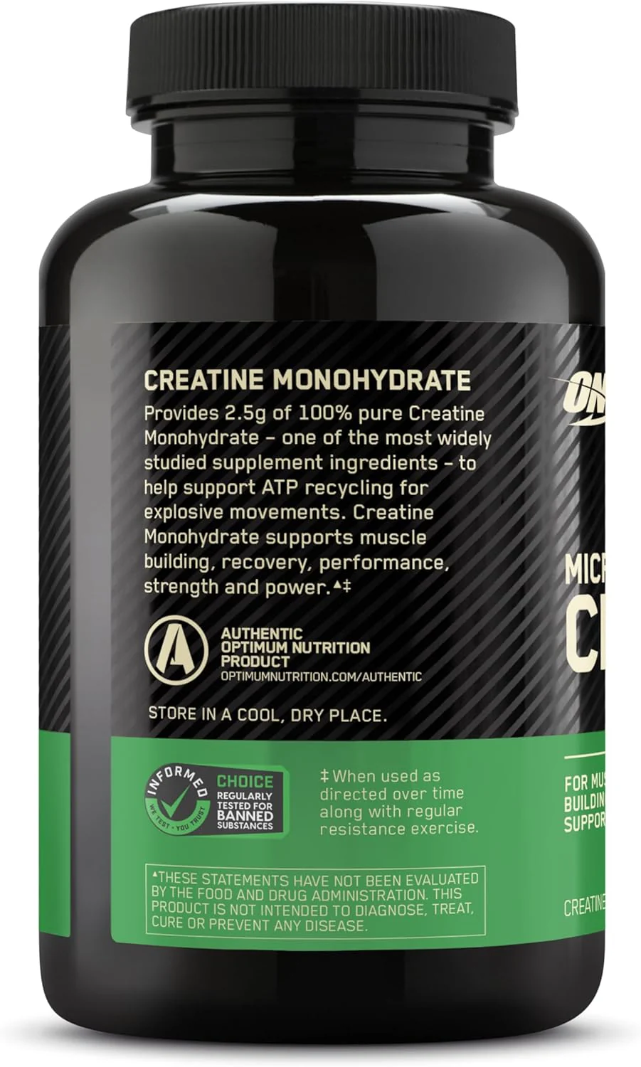 Optimum Nutrition Micronized Creatine Monohydrate Capsules - Image 3
