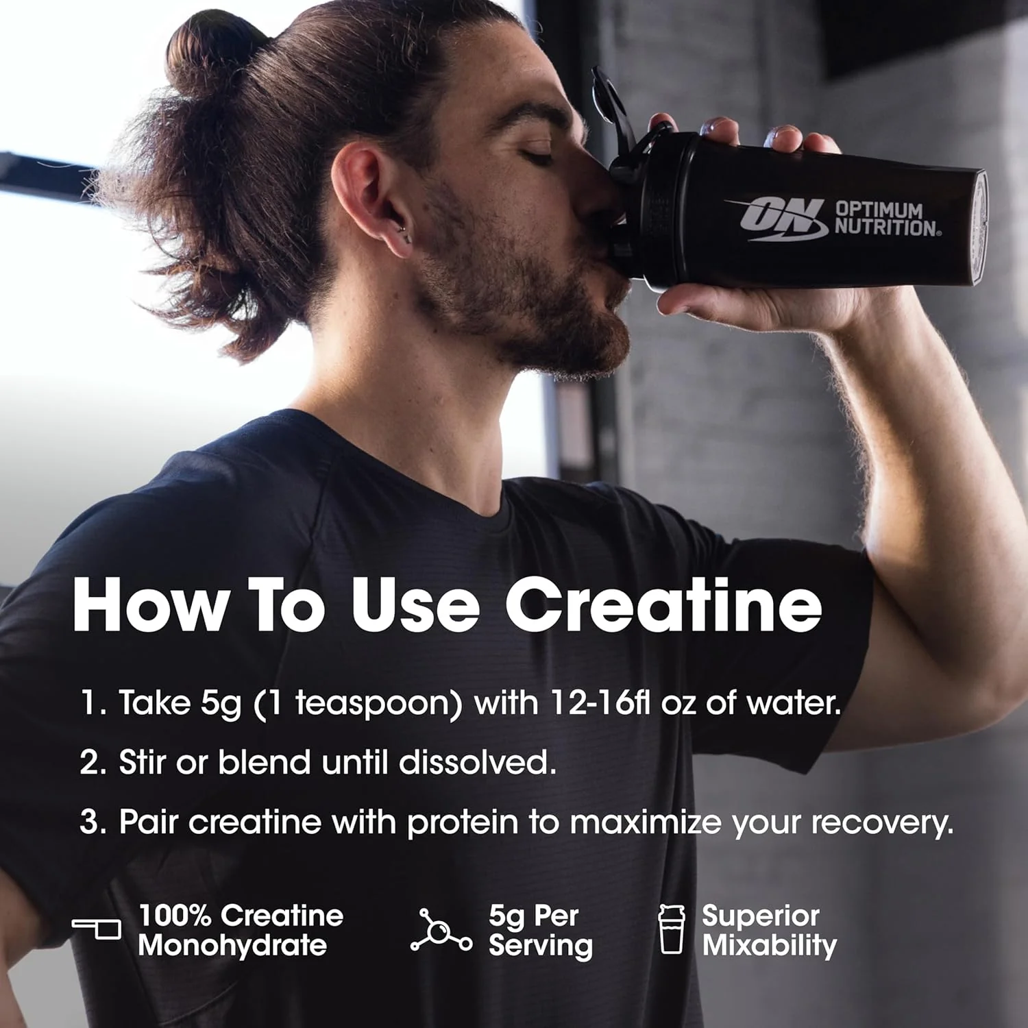 Optimum Nutrition Micronized Creatine Monohydrate – Flavored - Image 4