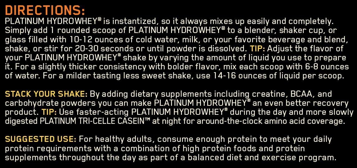 Optimum Platinum HydroWhey - Image 12