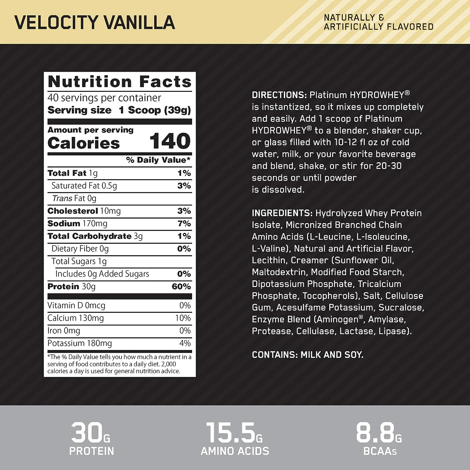 Optimum Platinum HydroWhey - Image 15