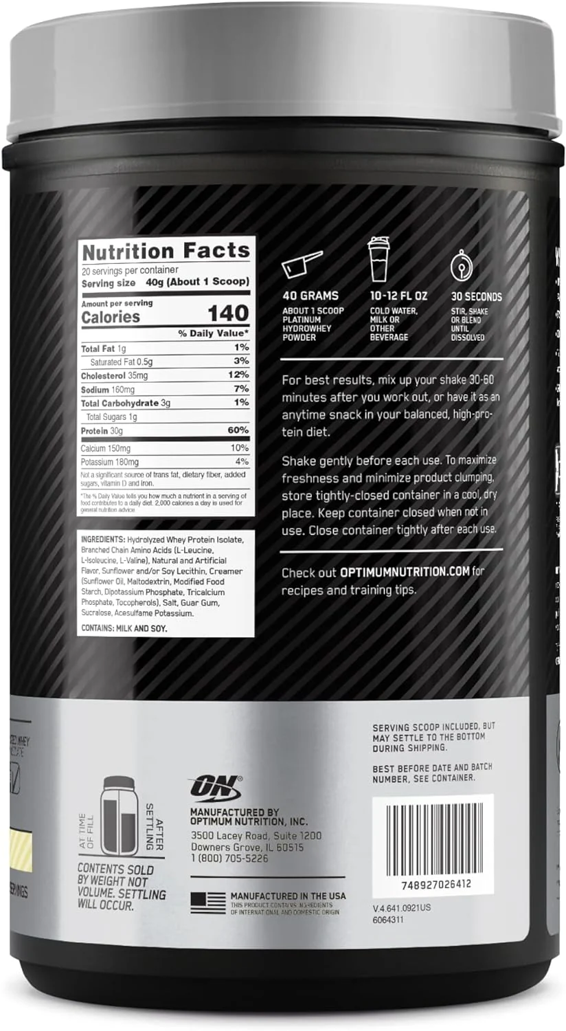 Optimum Platinum HydroWhey - Image 36