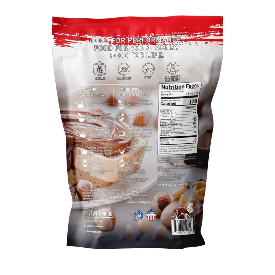 Pride Foods Rice 'N Grinds, 100% Natural Hot Rice Cereal - Image 10