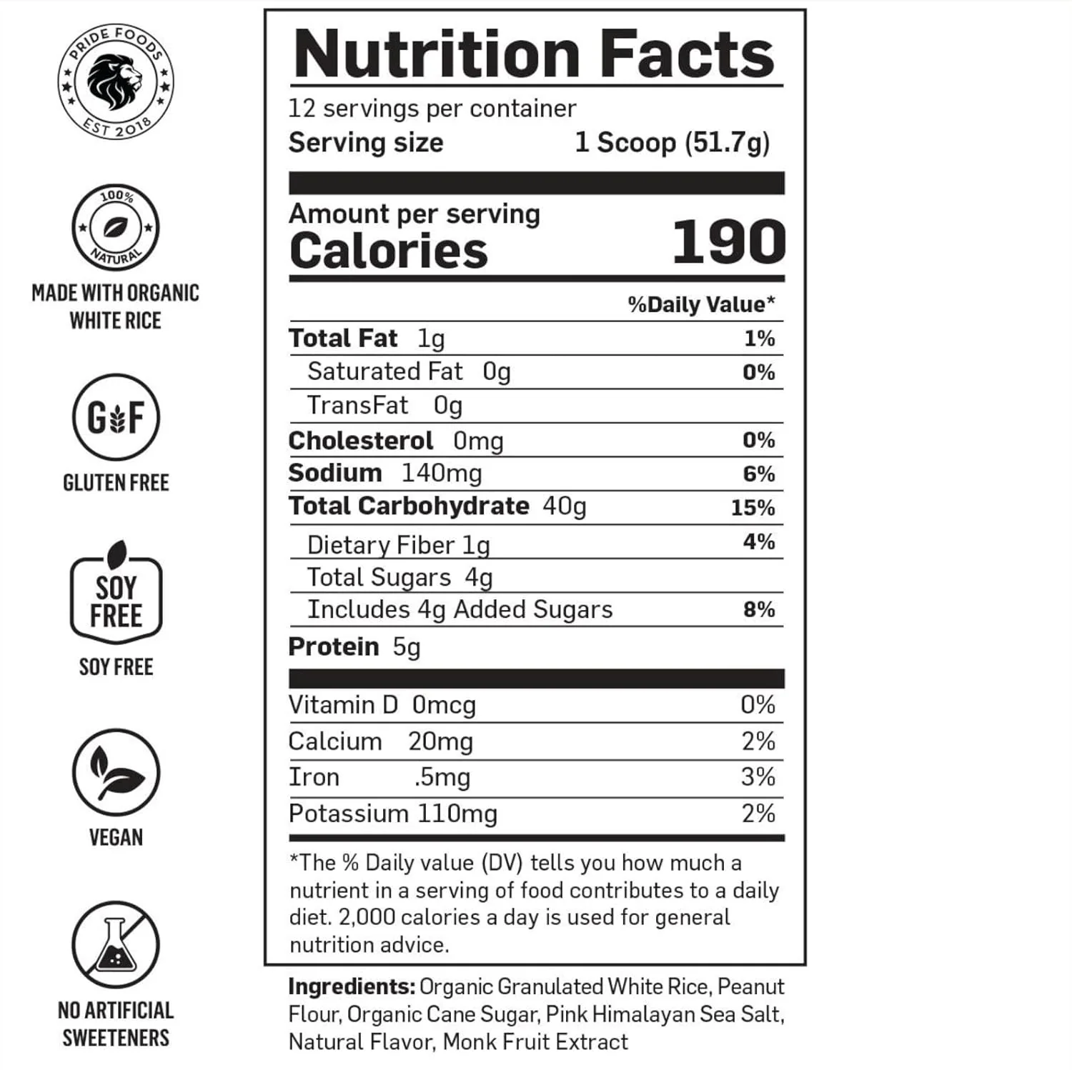 Pride Foods Rice 'N Grinds, 100% Natural Hot Rice Cereal - Image 5
