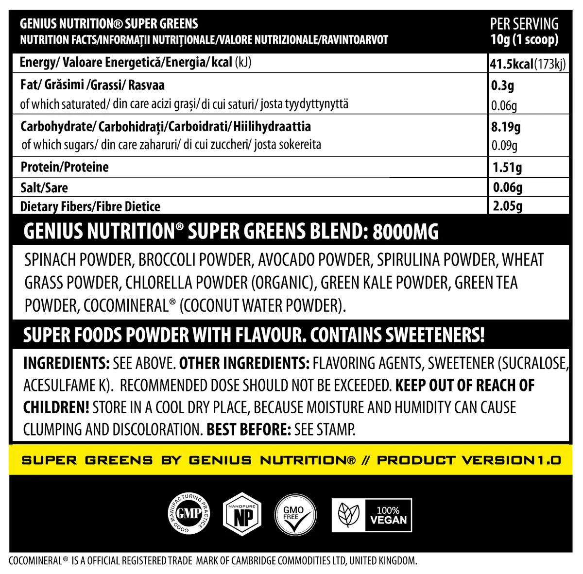 Genius Nutrition Super Greens - Image 3