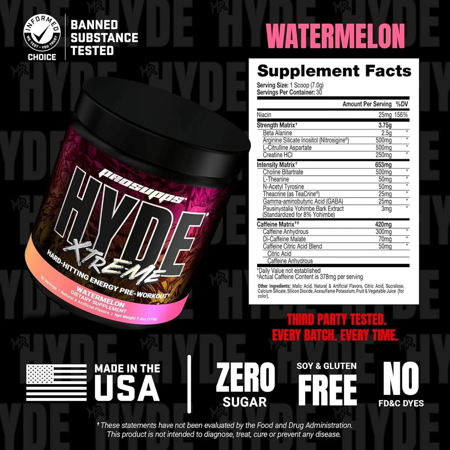 PROSUPPS Mr. Hyde Xtreme Pre Workout Powder with Creatine - Image 10