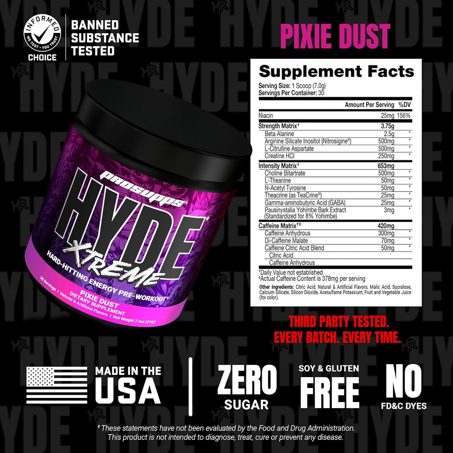 PROSUPPS Mr. Hyde Xtreme Pre Workout Powder with Creatine - Image 4