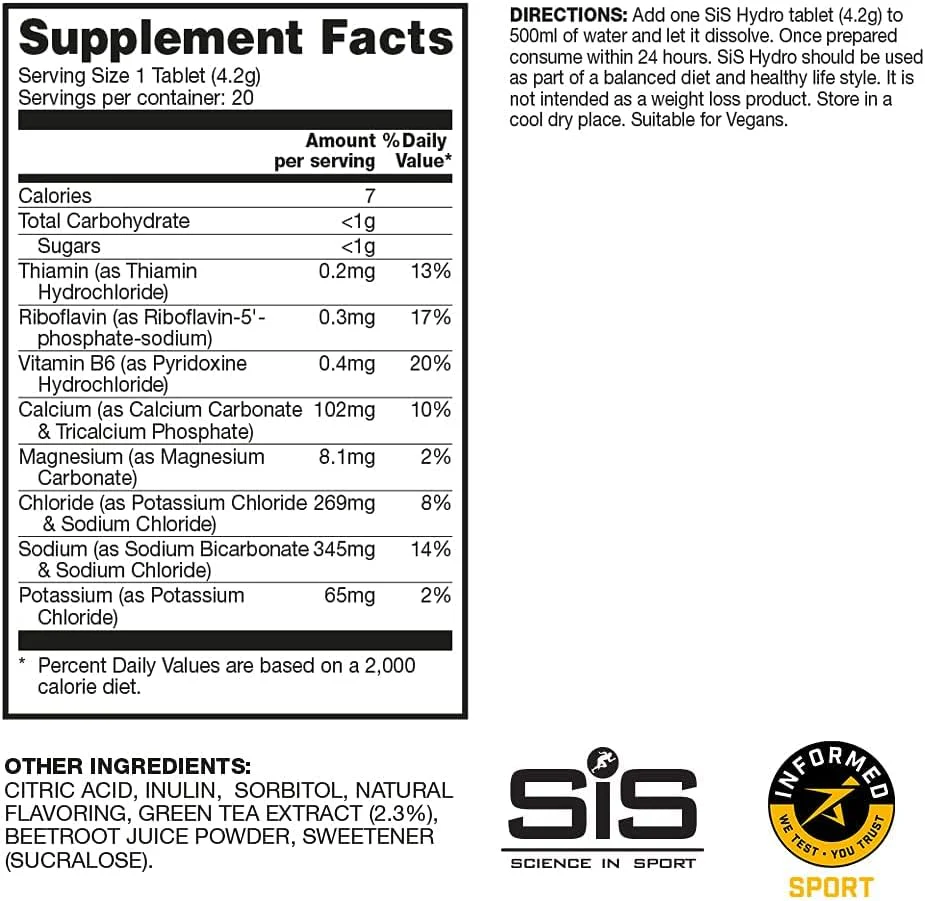Science in Sport SIS Electrolyte Tablets - Image 13