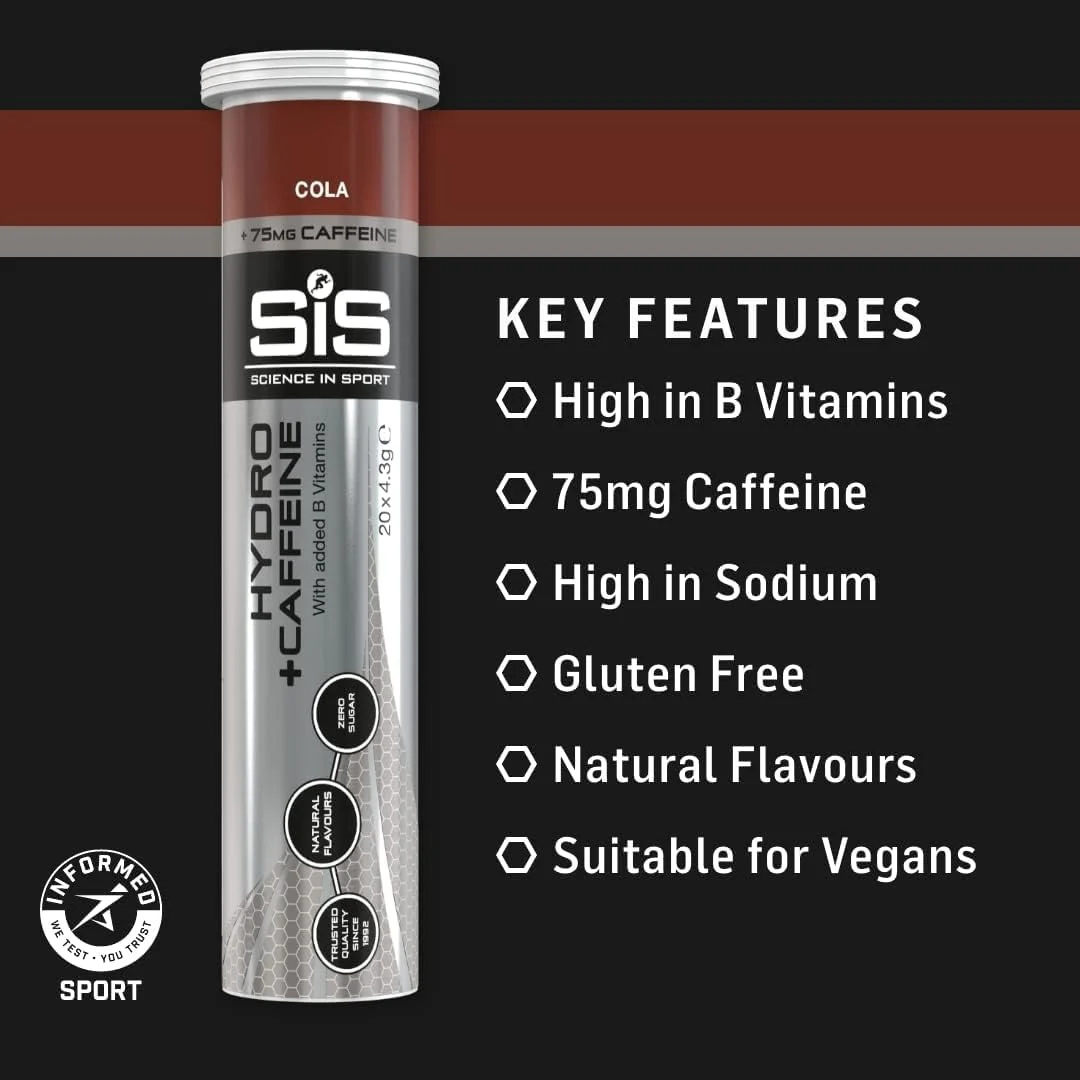 Science in Sport SIS Electrolyte Tablets + Caffeine - Image 2