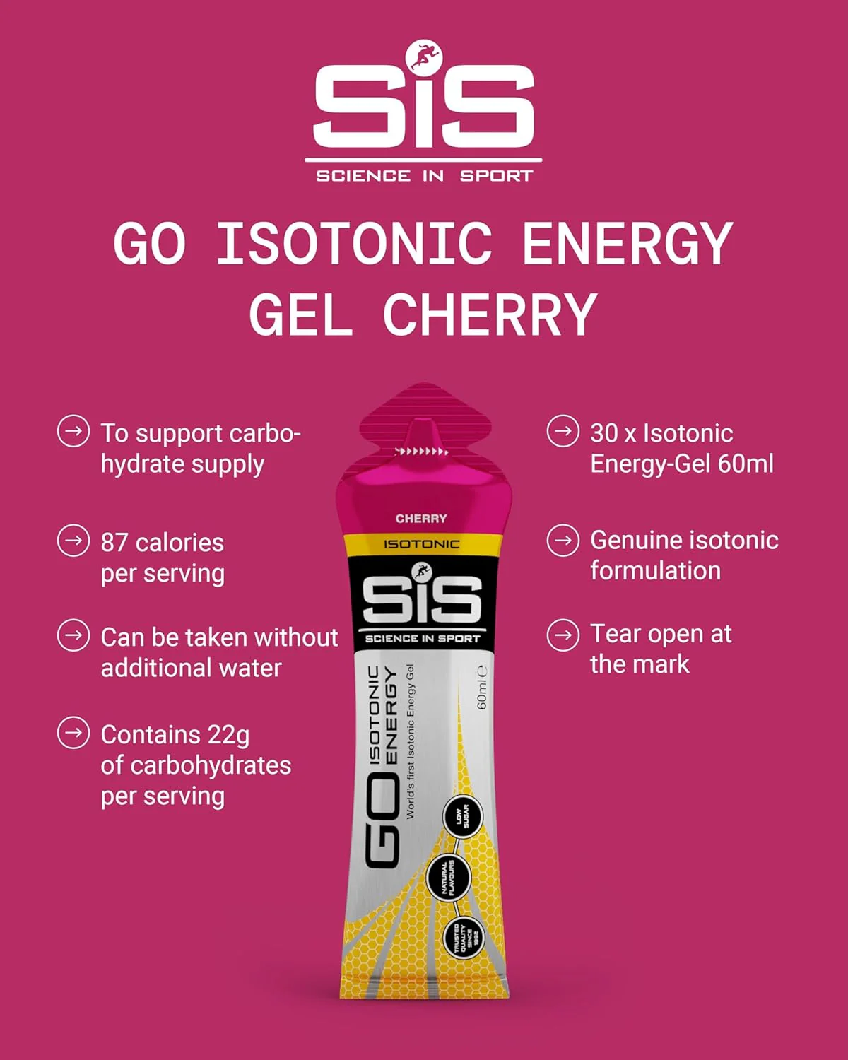 Science in Sport SIS Gel GO ISOTONIC Energy - Image 10