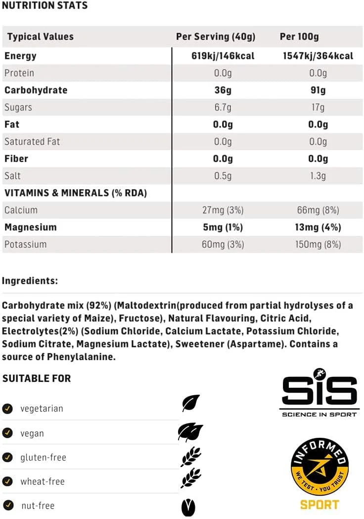 Science in Sport SIS GO Electrolyte & carbohydrates - Image 11