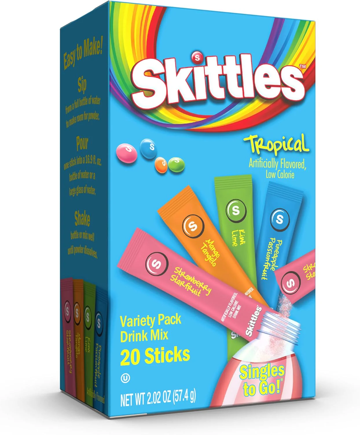 Skittles Singles To Go Watertok Powdered Drink Mix - Image 8