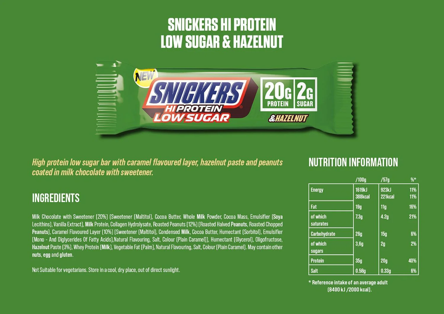 Snickers Hi Protein Low Sugar - Image 17