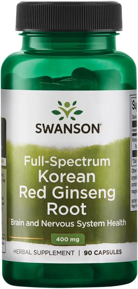 Swanson Full-Spectrum Korean Red Ginseng Root 400MG