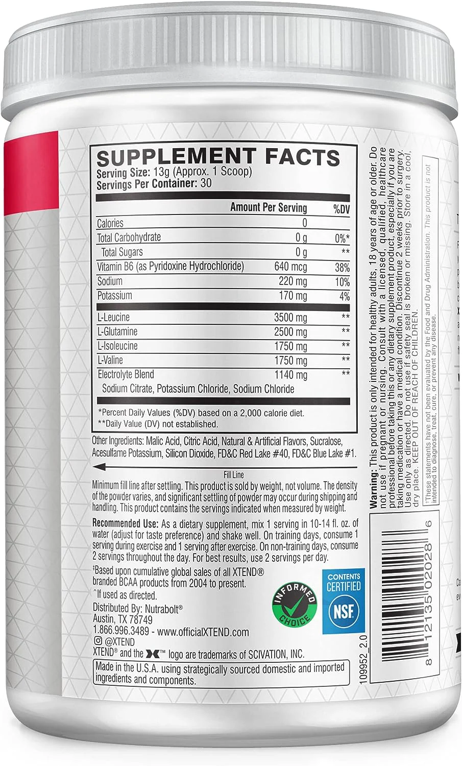 Xtend Original BCAA - Image 4