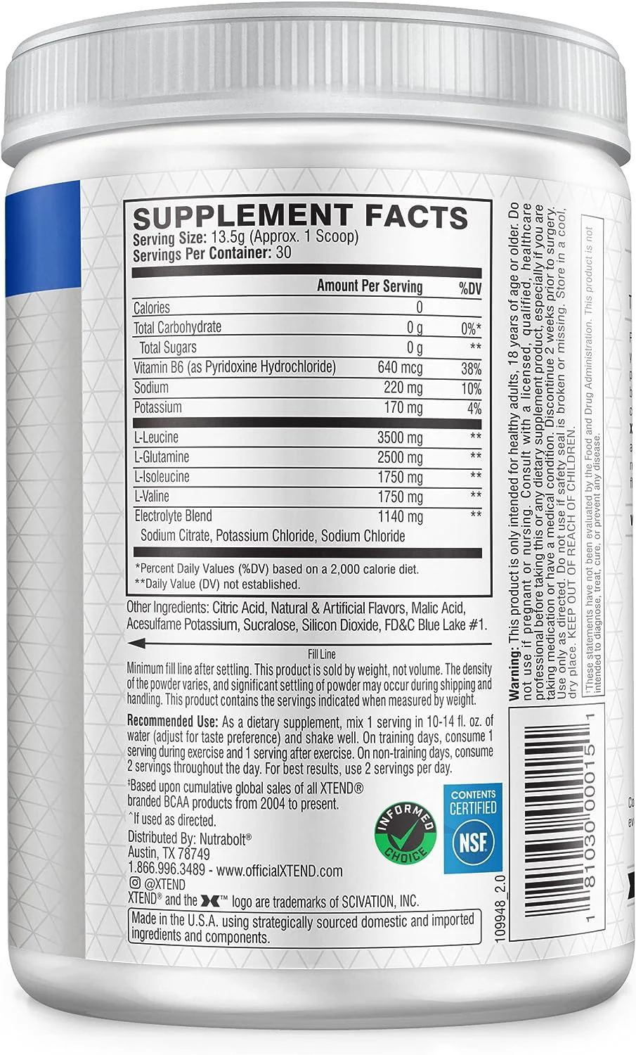 Xtend Original BCAA - Image 8